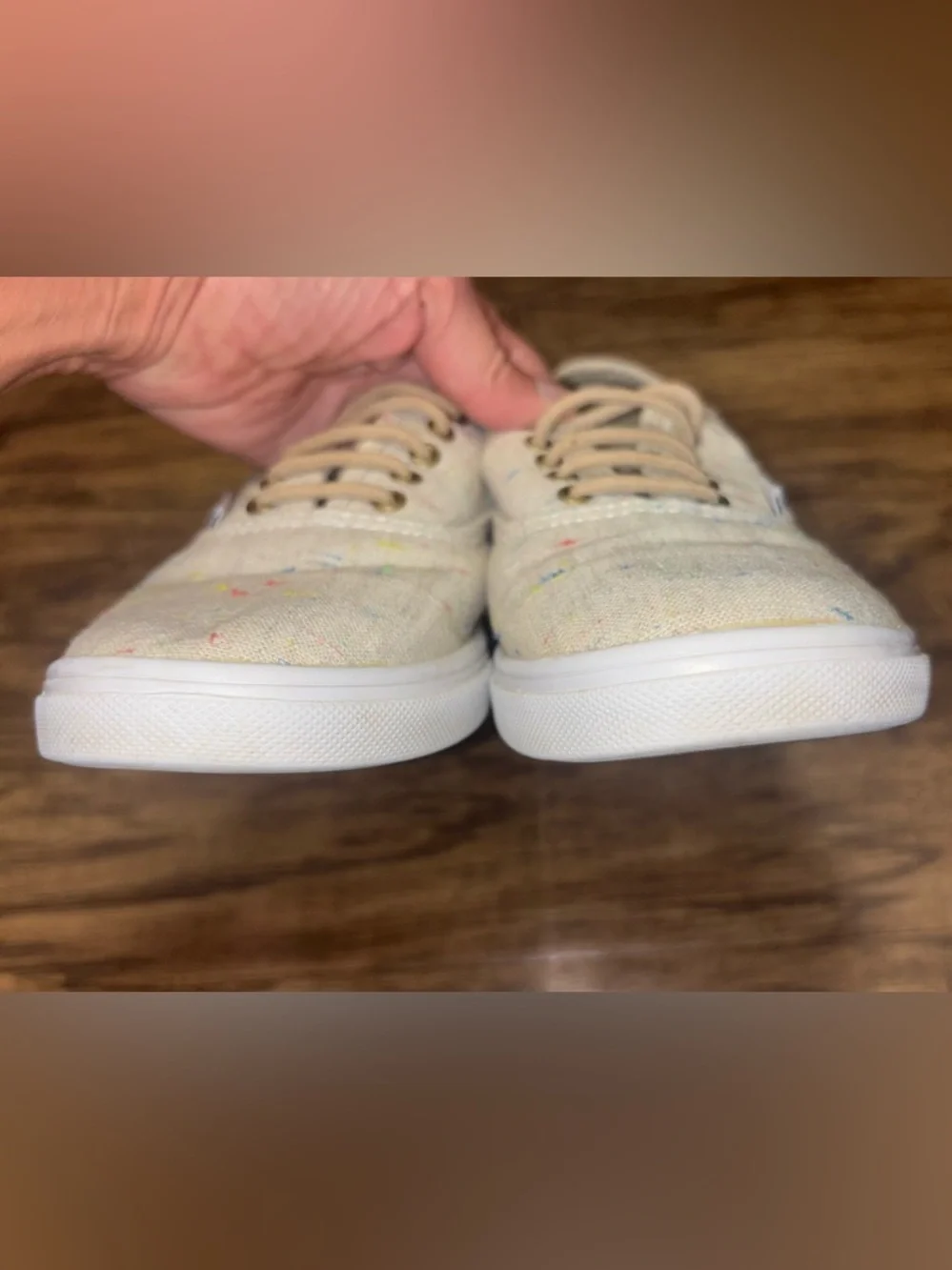 Vans Sneakers Size 7 Beige